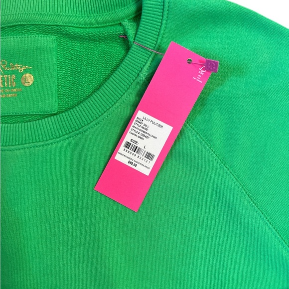 Lilly Pulitzer Beach Comber Pullover Cabana Green Large - Picture 4 of 7